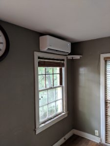 9000 BTUH Lennox ductless wall mount