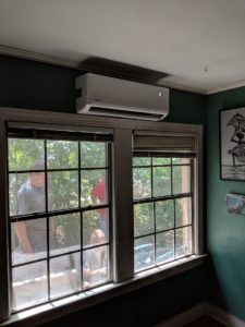 12,000 BTUH Lennox ductless wall mount